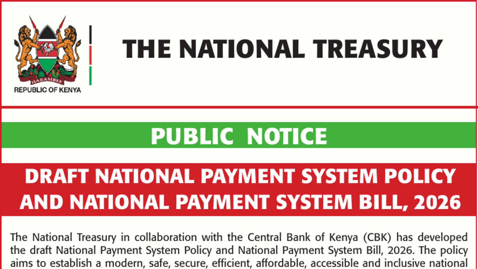 Illustration de couverture : Kenya : l’interopérabilité des paiements pourrait devenir une obligation légale